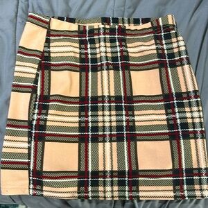 Plaid SHEIN skirt